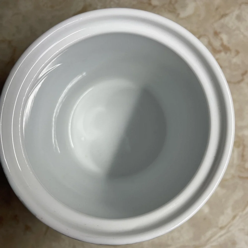 Beautiful Vibrant Ceramic Tea Canister 5x3.5